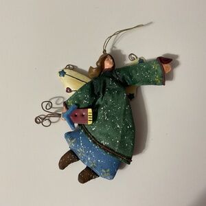 Retro Christmas Angel Ornament